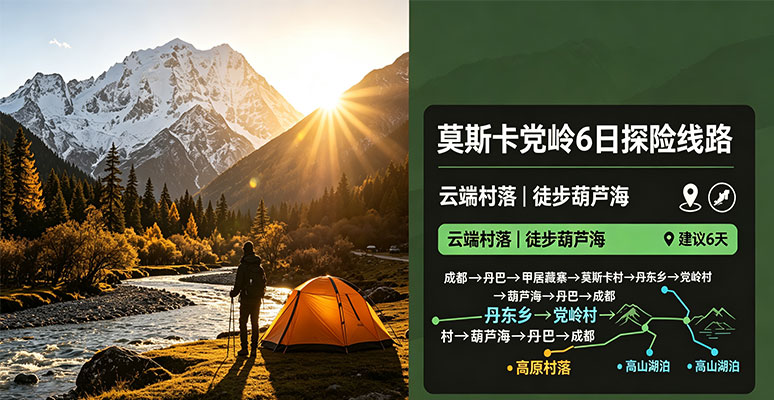 6 日莫斯卡党岭探险之旅｜寻访高原秘境村落，徒步绝美高山葫芦